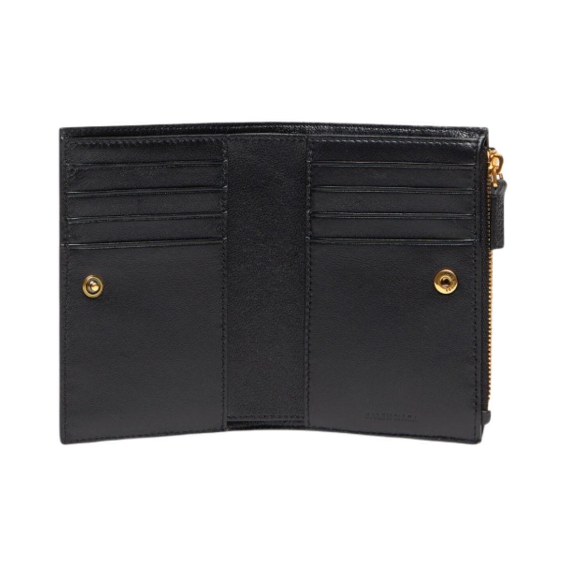 발렌시아가 캐쉬 반지갑 버티컬 카드 홀더 블랙(Balenciaga Cash Folded Vertical Card Holder Black) - 2