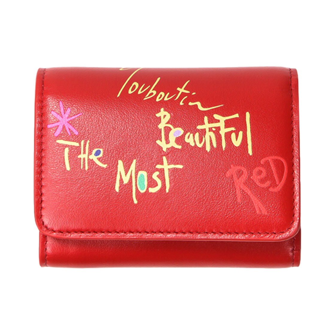 1205105Q521 Christian Louboutin Loubigaga Wallet Red