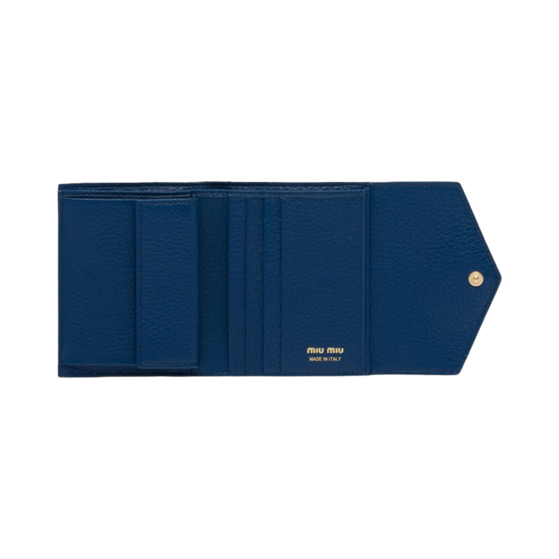 미우 미우 가죽 반지갑 블루에뜨(Miu Miu Small Leather Wallet Bluette) - 2
