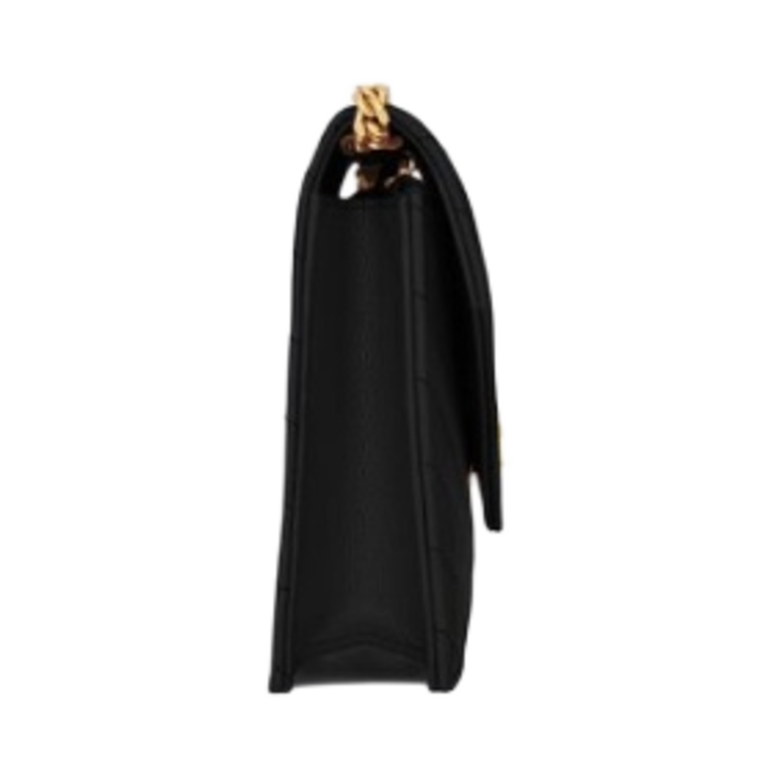 생로랑 그랑 드 뿌드르 엠보스드 레더 카산드라 마틀라세 엔벨로프 체인 지갑 블랙(Saint Laurent Cassandre Matelasse Envelope Chain Wallet in Grain De Poudre Embossed Leather Black) - 2