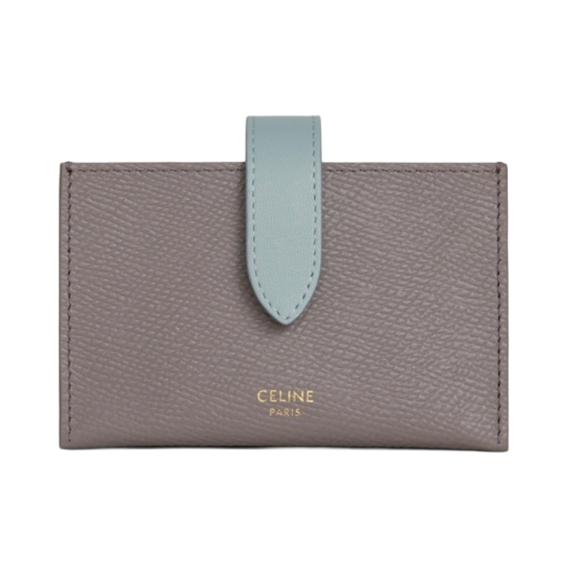 셀린느 그레인드 카프스킨 아코디언 카드 홀더 페블 미네랄(Celine Accordeon Card Holder in Grained Calfskin Pebble Mineral) - 1