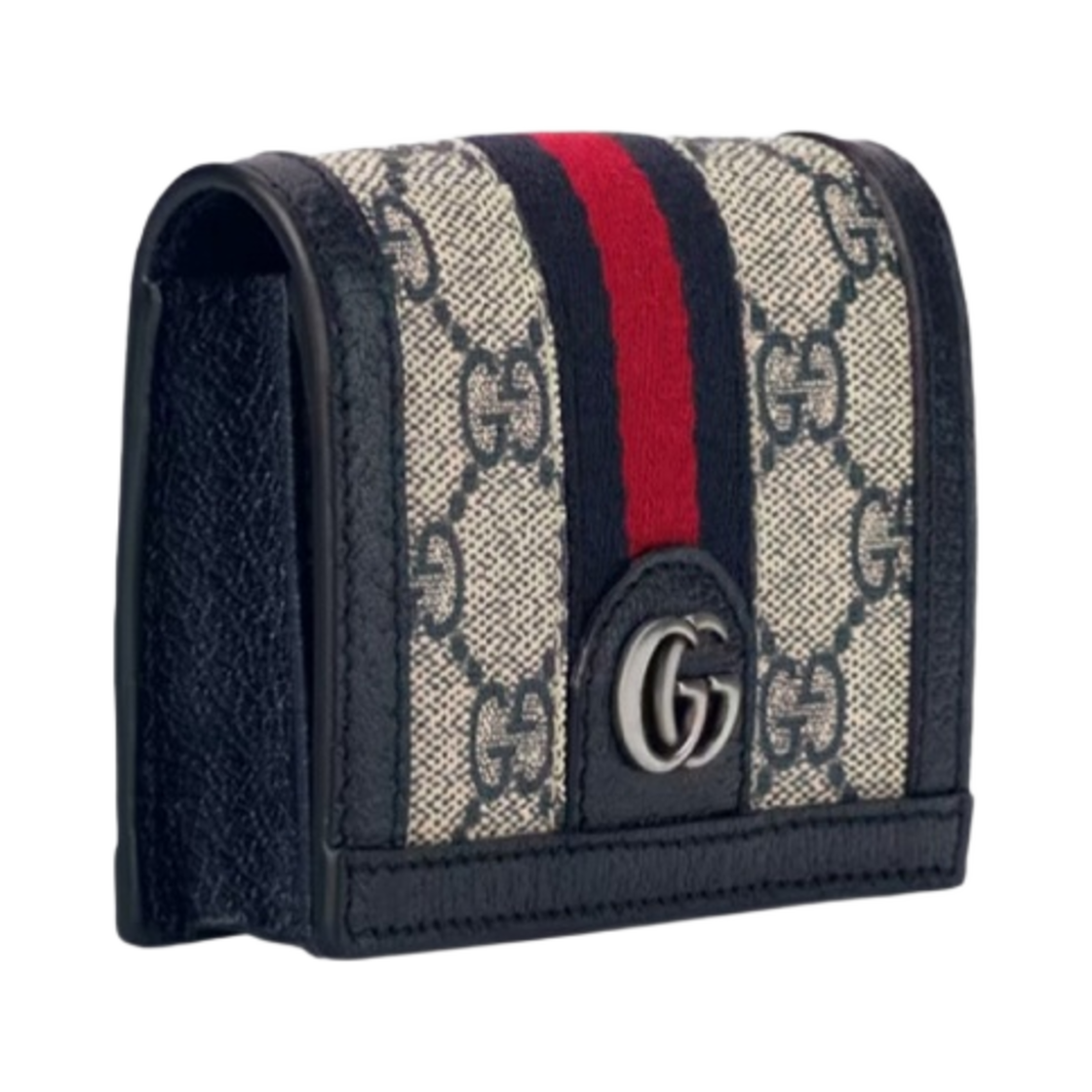 구찌 오피디아 GG 카드 케이스 지갑 베이지 블루(Gucci Ophidia GG Card Case Wallet Beige Blue) - 2