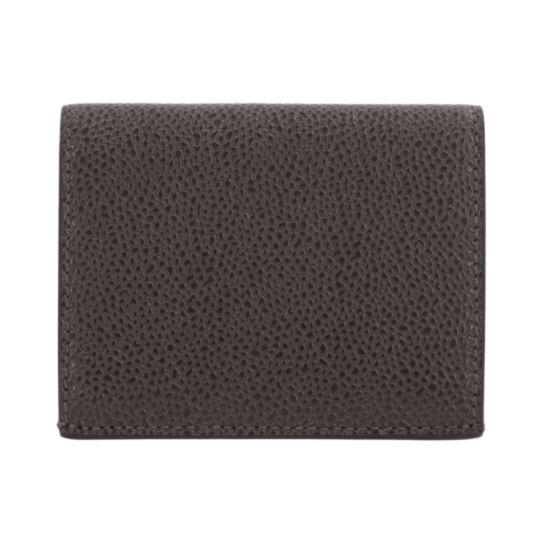 톰브라운 페블 그레인 레더 더블 카드 홀더 다크 브라운(Thom Browne Pebble Grain Leather Double Card Holder Dark Brown)