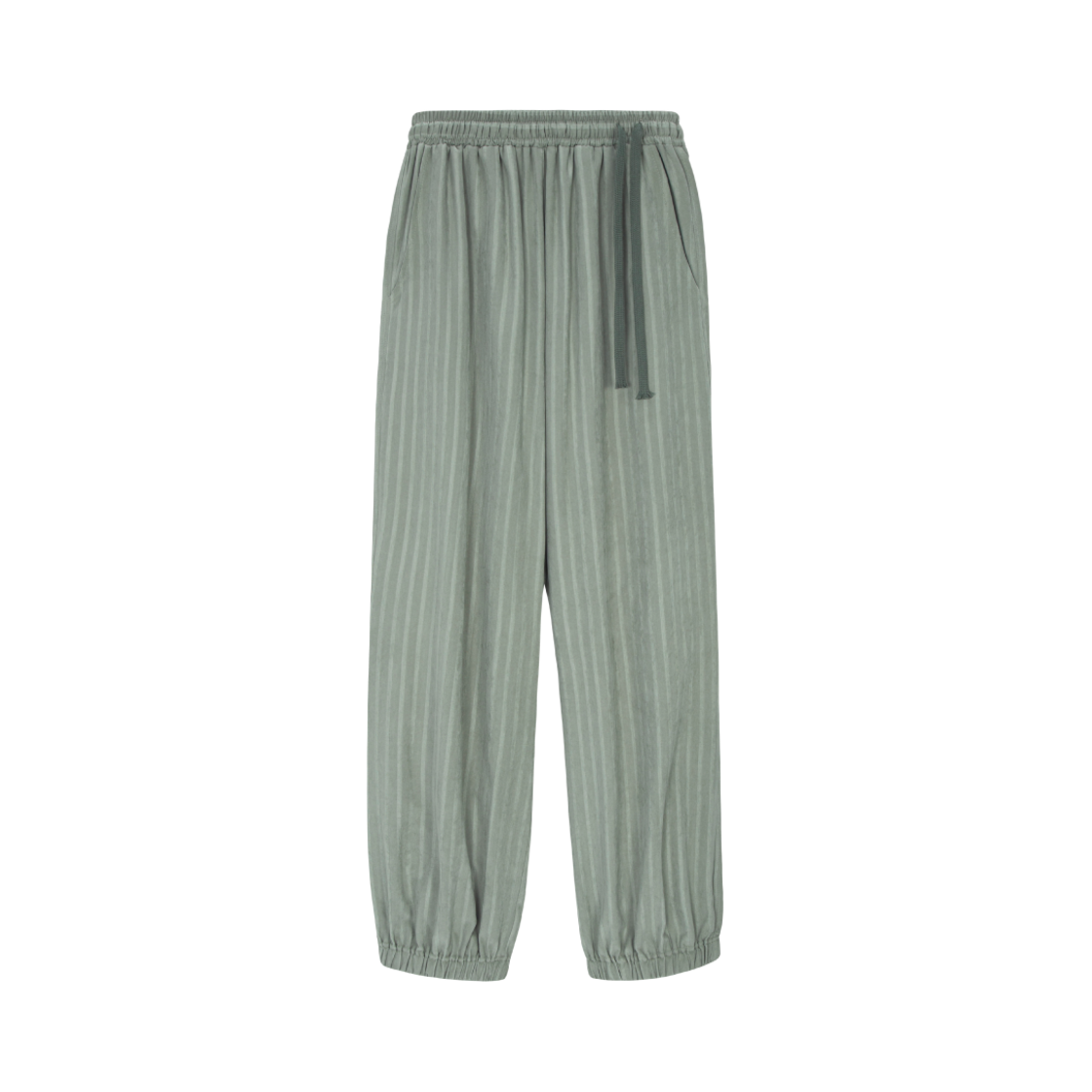 HR25SUMMER18 Hono Report Easy Big Rope Pants Pistachio