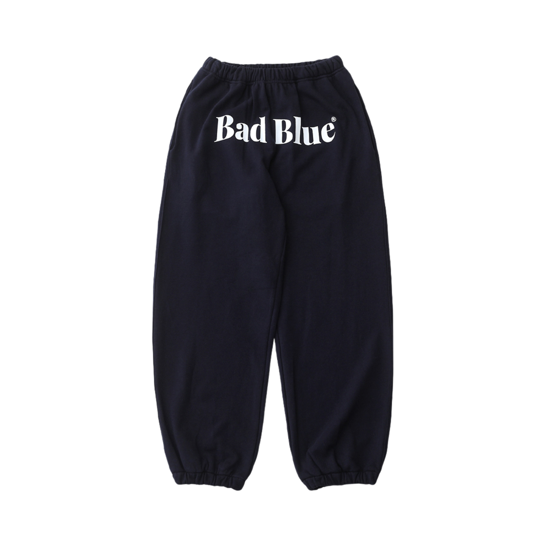 배드블루 로고 스웻 팬츠 네이비(BadBlue Logo Sweat Pants Navy)