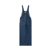 (W) Carhartt WIP Nash Overall Straight Blue Stone Washed