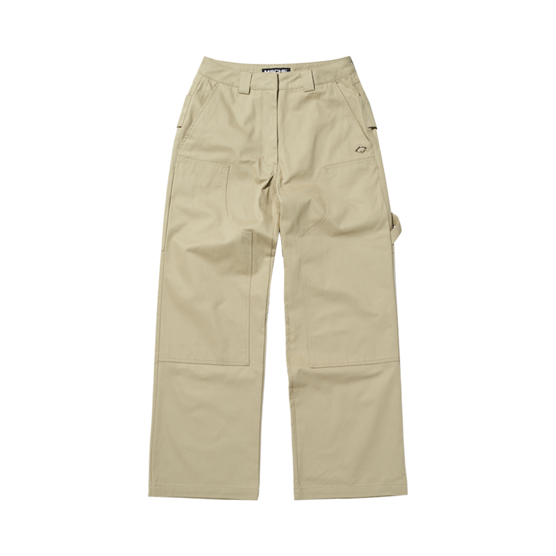 (W) 미스치프 에이프런 포켓 워크 팬츠 카키 베이지((W) Mischief Apron Pocket Work Pants Khaki Beige)