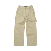 (W) Mischief Apron Pocket Work Pants Khaki Beige