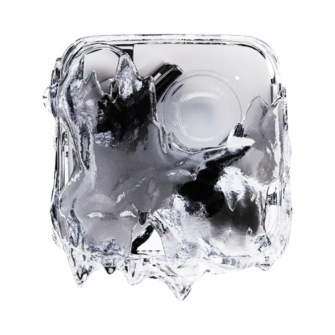 149 Test Artifact x Nothing Ear Case Frozen Clear - 대표 이미지 #1