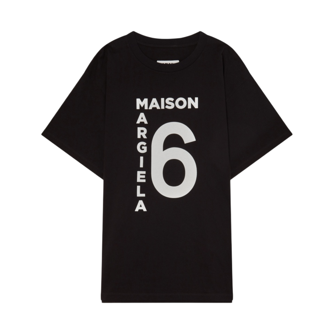 S52GC0249S24311900 (W) MM6 Maison Margiela Logo T-Shirt Black