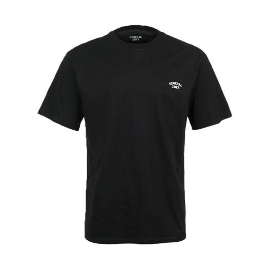 SBD1U01001BK General Idea Unisex Cooling Logo Half T-Shirts Black