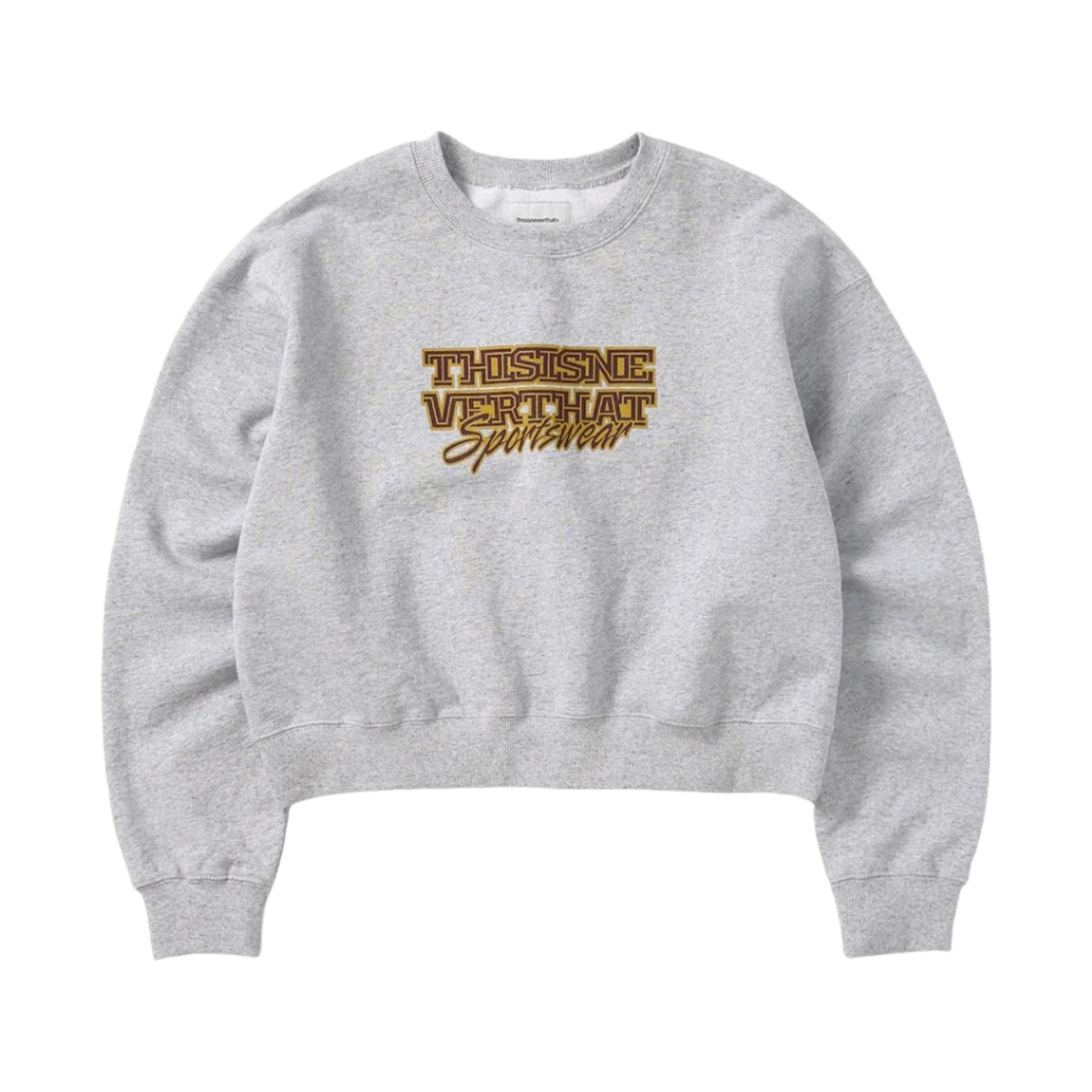 디스이즈네버댓 TNT 스포츠웨어 W 크루넥 헤더 그레이(Thisisneverthat TNT Sportswear W Crewneck Heather Grey) - 1