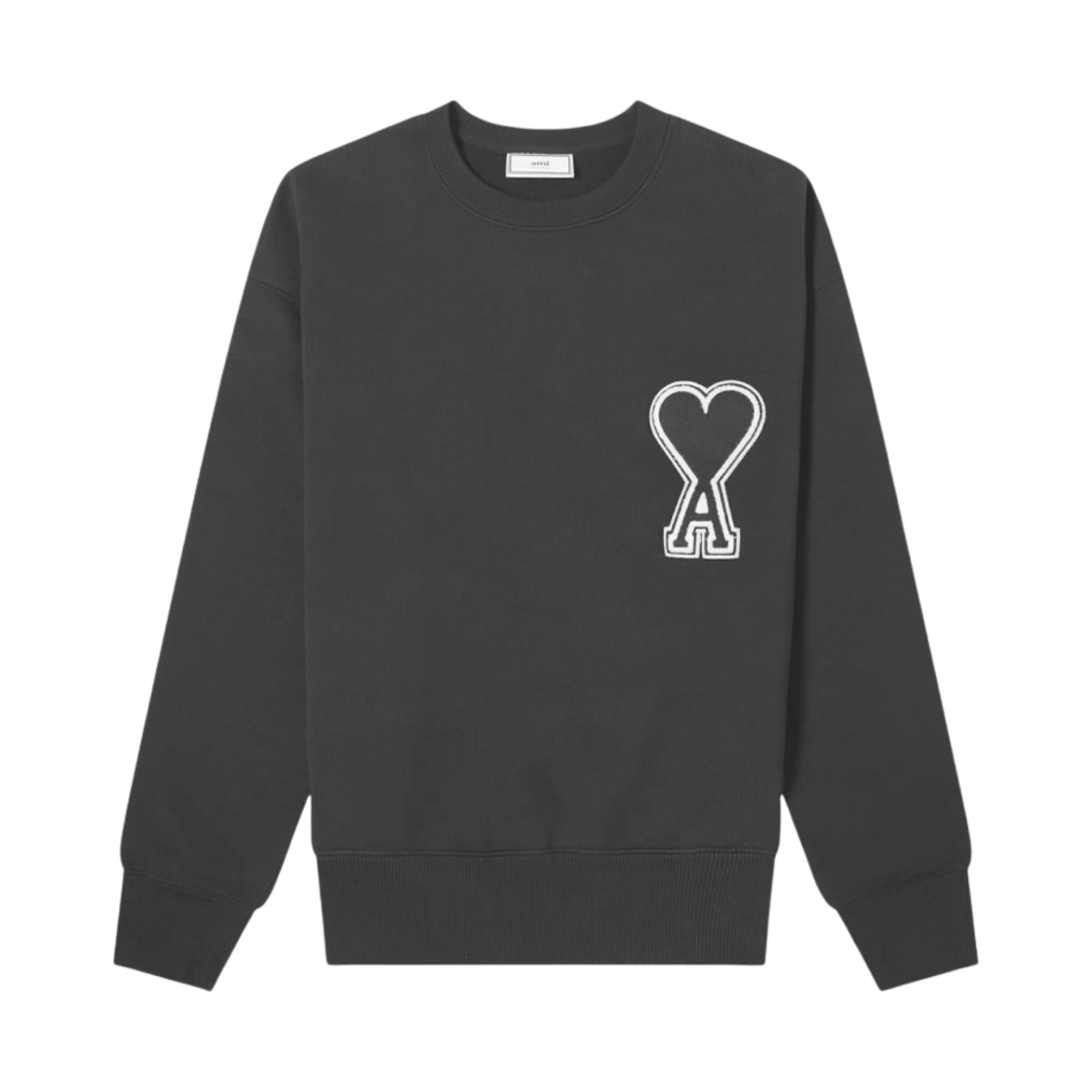 아미 빅 하트 로고 스웨트셔츠 블랙 - 20FW(AMI de Coeur Sweatshirt Black - 20FW) - 1
