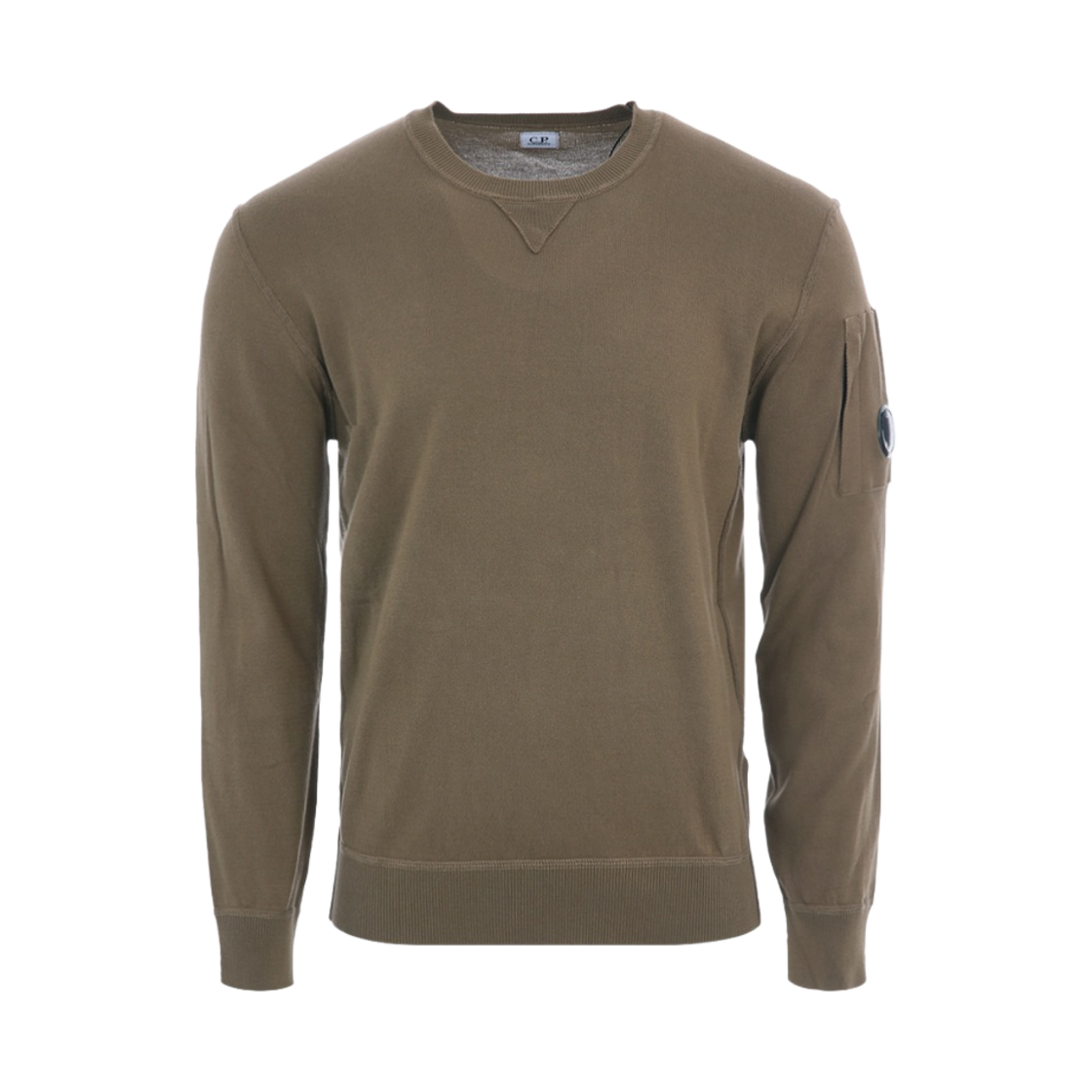 14CMKN127A004037A339 C.P. Company Sea Island Sweatshirt Lead Grey - 23SS
