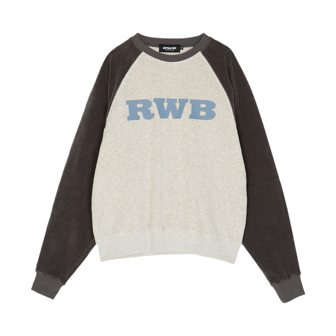 알떠블유비 세리프 로고 크루넥 그레이(RWB Serif Logo Crewneck Grey)