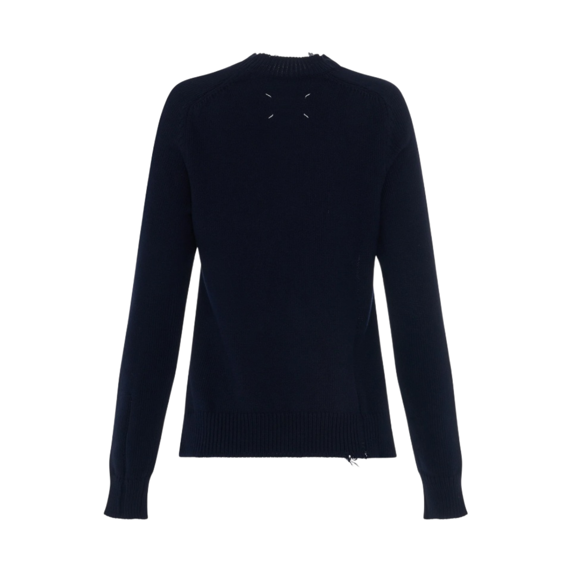 (W) 메종 마르지엘라 디스트레스드 스웨터 다크 블루((W) Maison Margiela Distressed Sweater Dark Blue) - 3