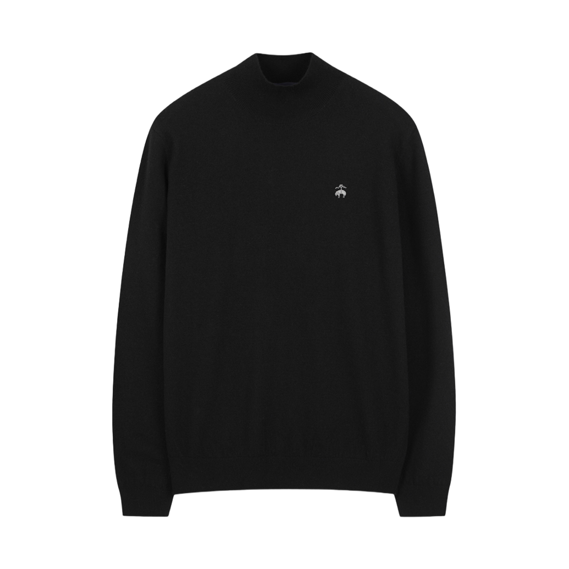 브룩스 브라더스 울 하프넥 스웨터 블랙(Brooks Brothers Wool Half-Neck Sweater Black)