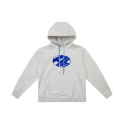 Ader Error Distort Logo Hoodie Oatmeal