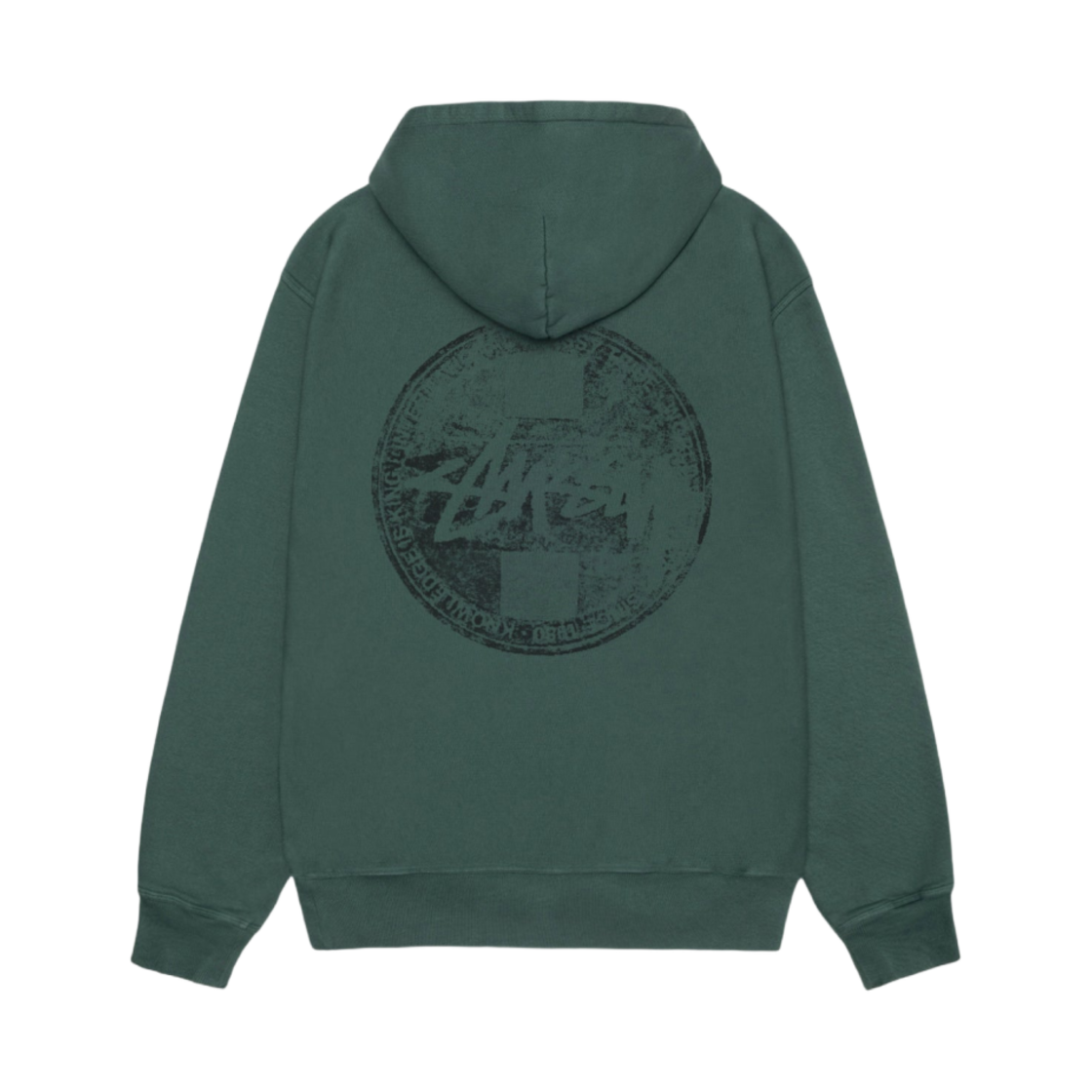 스투시 닷 스탬프 피그먼트 다이드 후드 포레스트(Stussy Dot Stamp Pigment Dyed Hoodie Forest) - 1