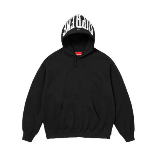Supreme Warm Up Hooded Sweatshirt Black - 24SS
