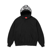 Supreme Warm Up Hooded Sweatshirt Black - 24SS