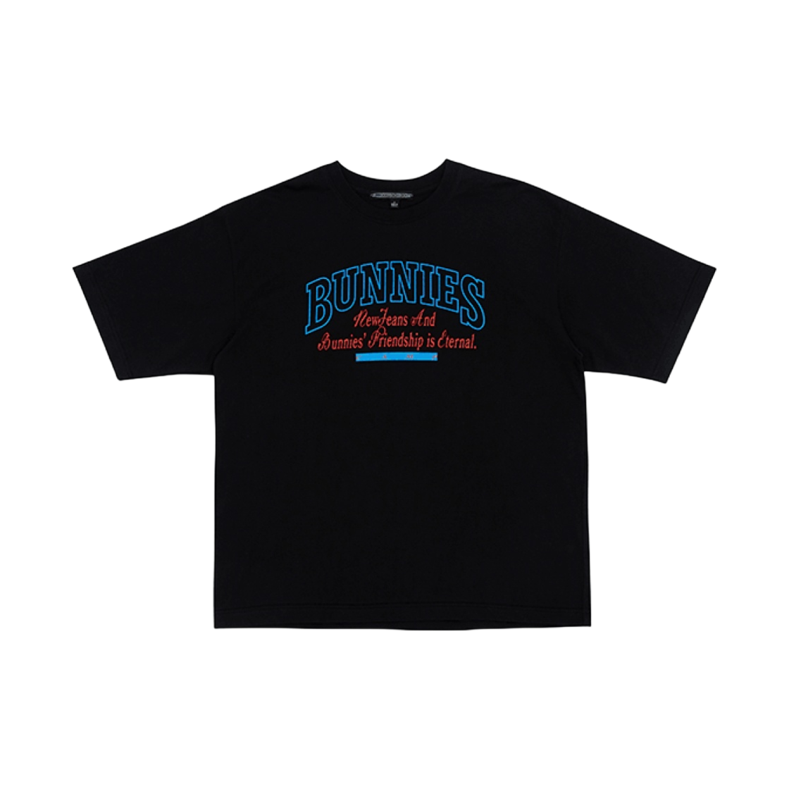뉴진스 x 무라카미 버니즈 캠프 2024 도쿄 돔 티셔츠 블랙 | NewJeans