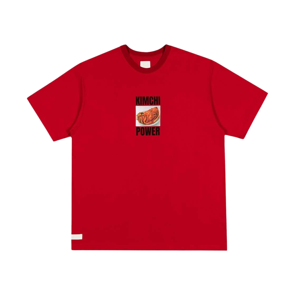 카시나 x 후정우 김치 파워 티셔츠 김치 레드(KASINA x WJW Kimchi Power T-Shirts Kimchi Red)