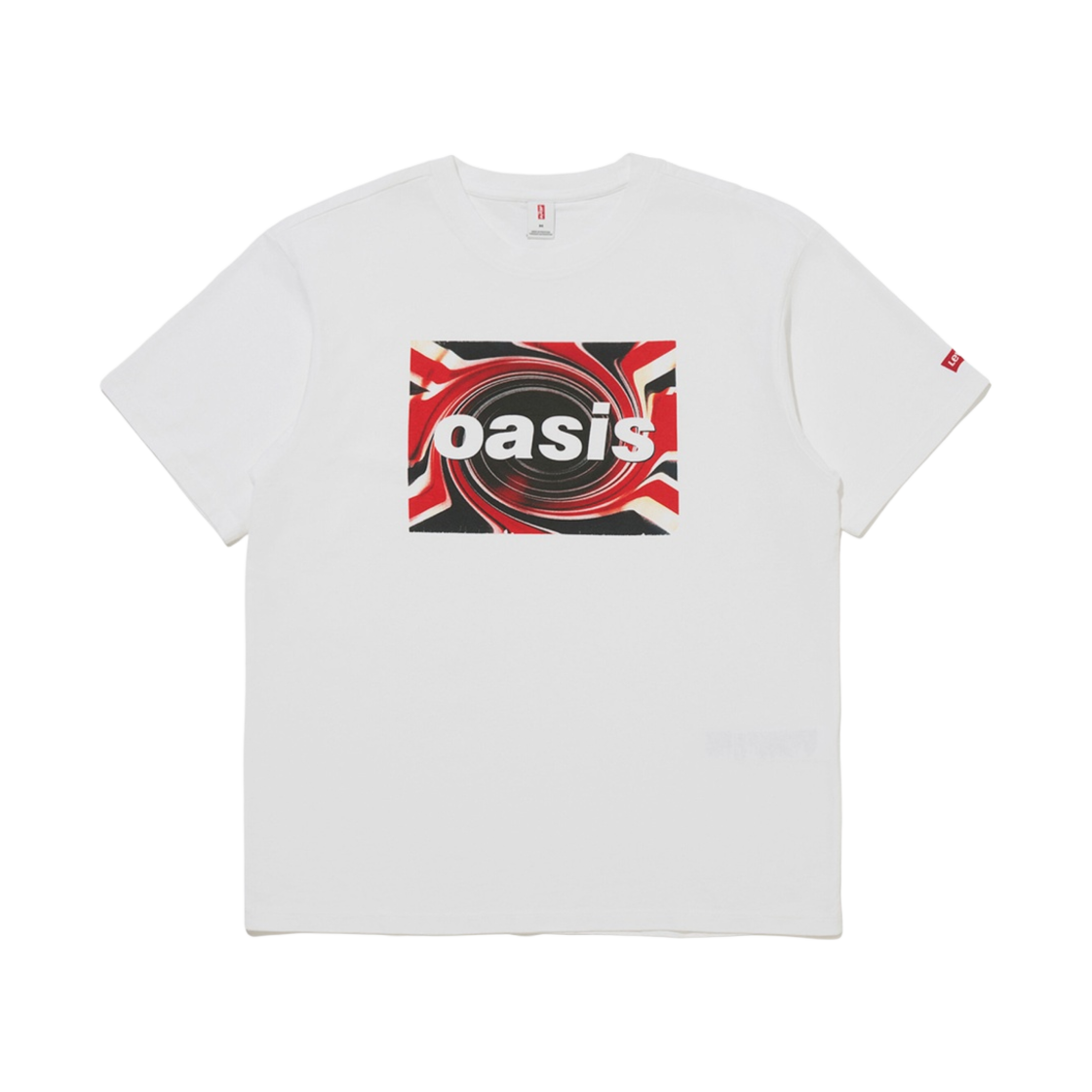 리바이스 x 오아시스 유니온 잭 티셔츠 화이트(Levi's x Oasis Union Jack T-Shirt White)