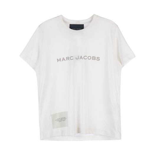 (W) Heaven by Marc Jacobs Cotton Logo T-Shirt Chalk