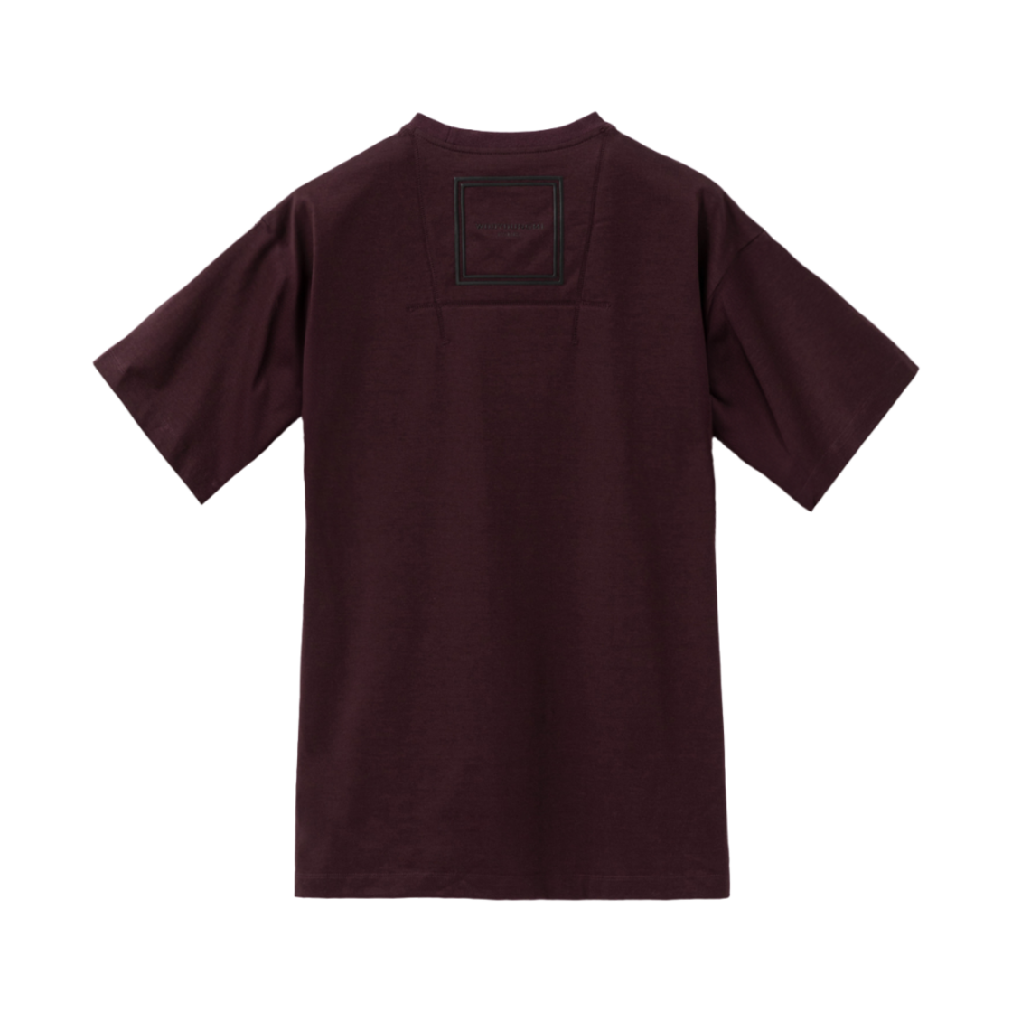 우영미 스퀘어 라벨 티셔츠 레드 - 24FW(Wooyoungmi Square Label T-Shirt Red - 24FW) - 2