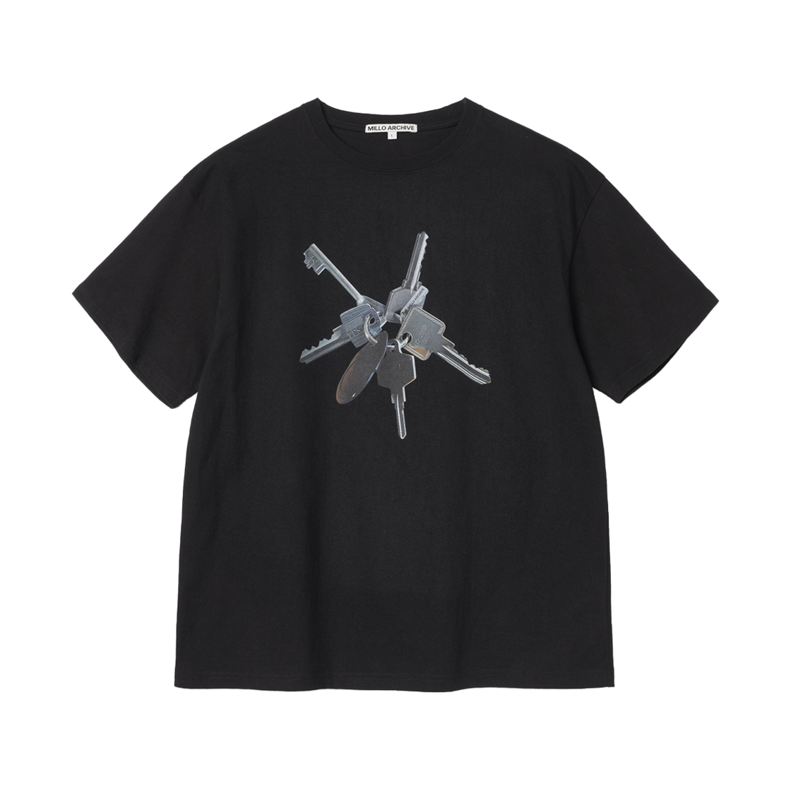 밀로 아카이브 볼드 키 티셔츠 블랙