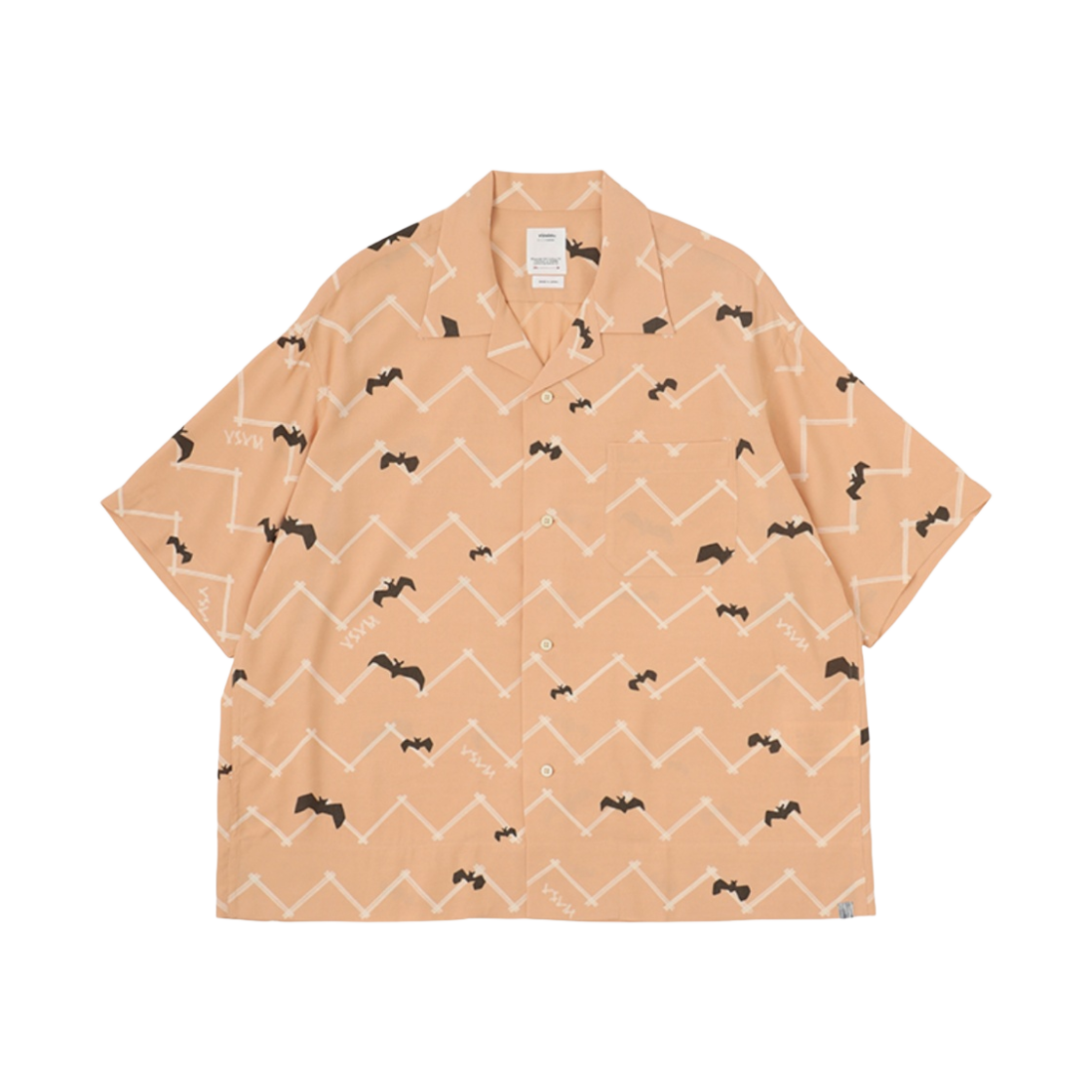 비즈빔 코파 셔츠 숏슬리브 뱃츠 핑크 - 23SS(Visvim Copa Shirt S/S Bats Pink - 23SS) - 1