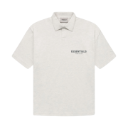 Essentials The Core Collection Short Sleeve Polo Oatmeal