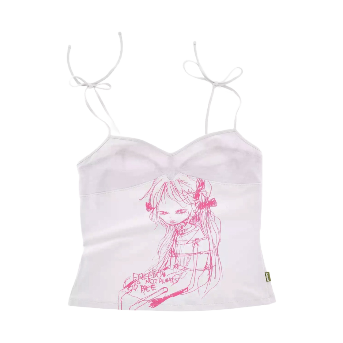 3F3RTP055C46 (W) Heaven by Marc Jacobs Eri Tank Top White