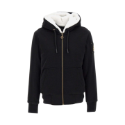 (W) Moose Knuckles Bunny 3 White Lining Zip Hoodie Gold Metal Black - 22FW