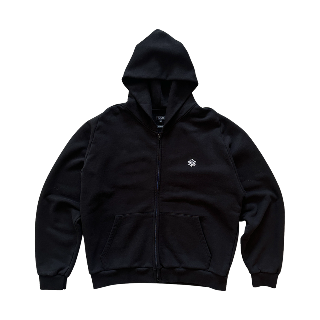 이니어 헤비웨이트 후드 집업 블랙(Innir Heavyweight Hood Zipup Black)