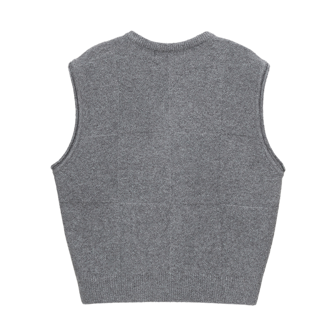 던스트 디바이드 브이넥 울 베스트 멜란지 그레이(Dunst Divide V-Neck Wool Vest Melange Grey) - 2