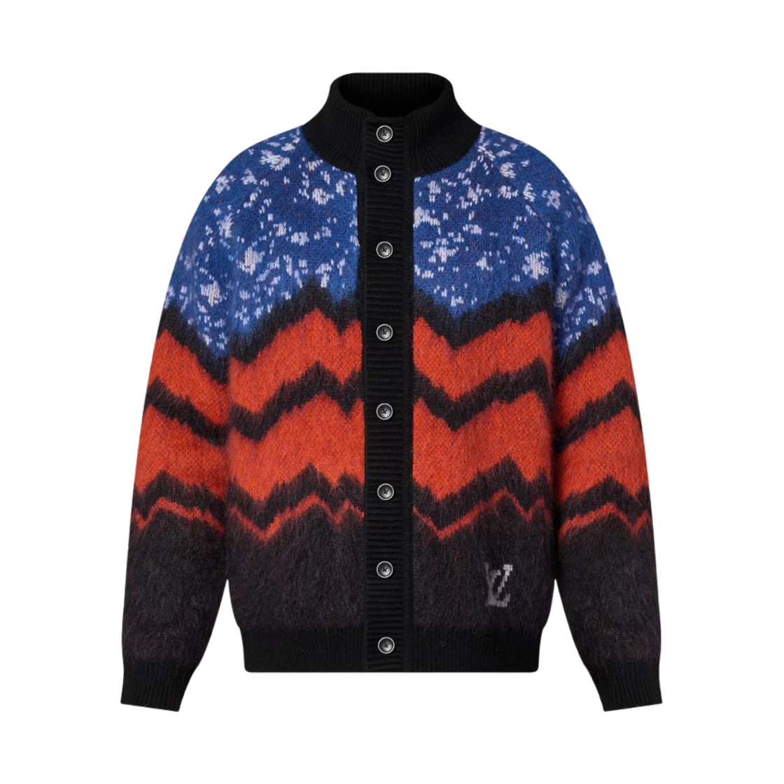루이비통 청키 울 가디건 멀티컬러(Louis Vuitton Chunky Wool Cardigan Multicolor) - 1