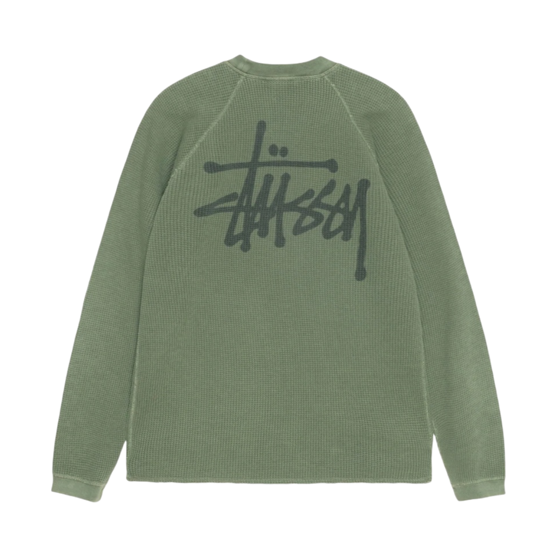 스투시 래글런 써멀 롱슬리브 크루 파인(Stussy Raglan Thermal LS Crew Pine)