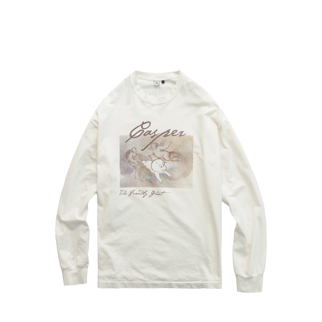 폴리테루 x 캐스퍼 롱슬리브 '히스토리' 유즈드 화이트(Polyteru x Casper Long Sleeves 'History' Used White) - 1