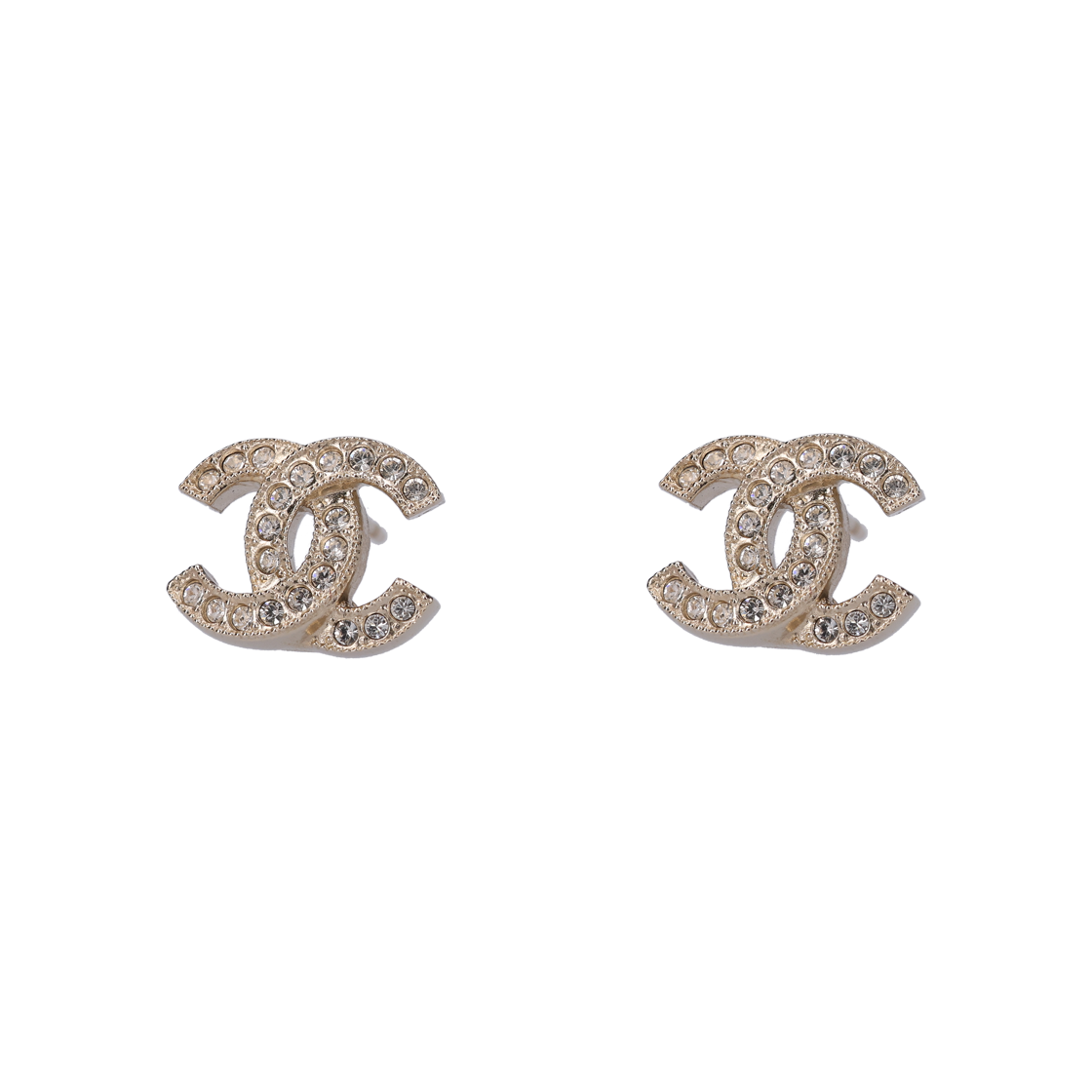 샤넬 ABE100 이어링 메탈 스트라스 골드 크리스탈(Chanel Earrings Metal Strass Gold Crystal)