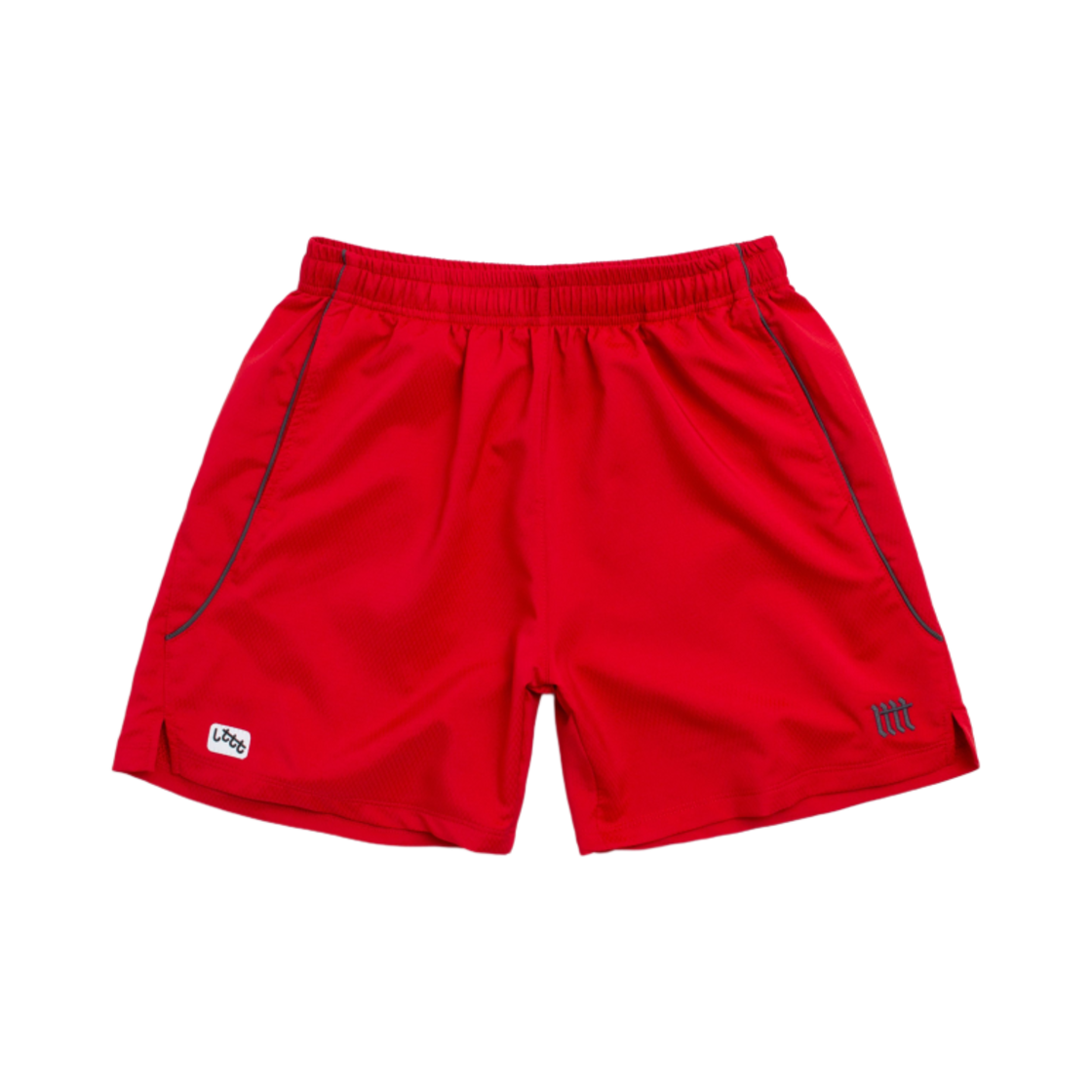 리틀 도쿄 테이블 테니스 센슈 쇼츠 레드 그레이(LTTT Senshu Shorts Red Grey)