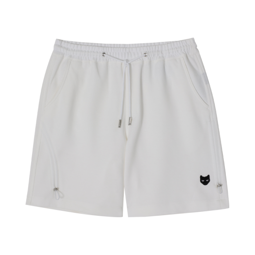 SH3PT807WH Songzio Zzero Deviant Jersey Shorts White