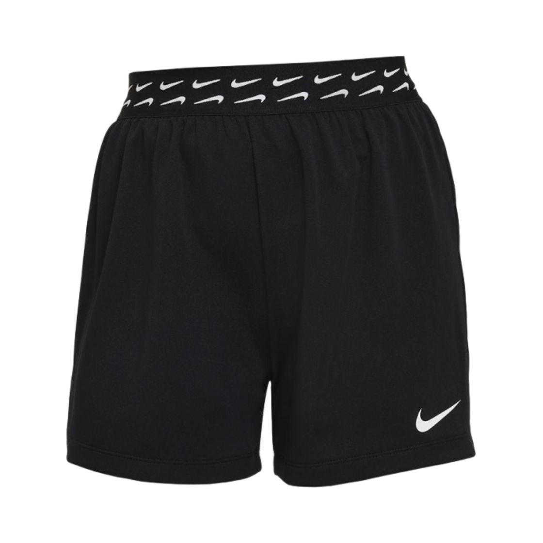 (키즈) 나이키 드라이핏 트로피 트레이닝 쇼츠 블랙 화이트((Kids) Nike Dri-Fit Trophy Training Shorts Black White) - 1