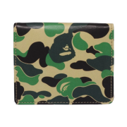 BAPE ABC Camo Coin Case Green