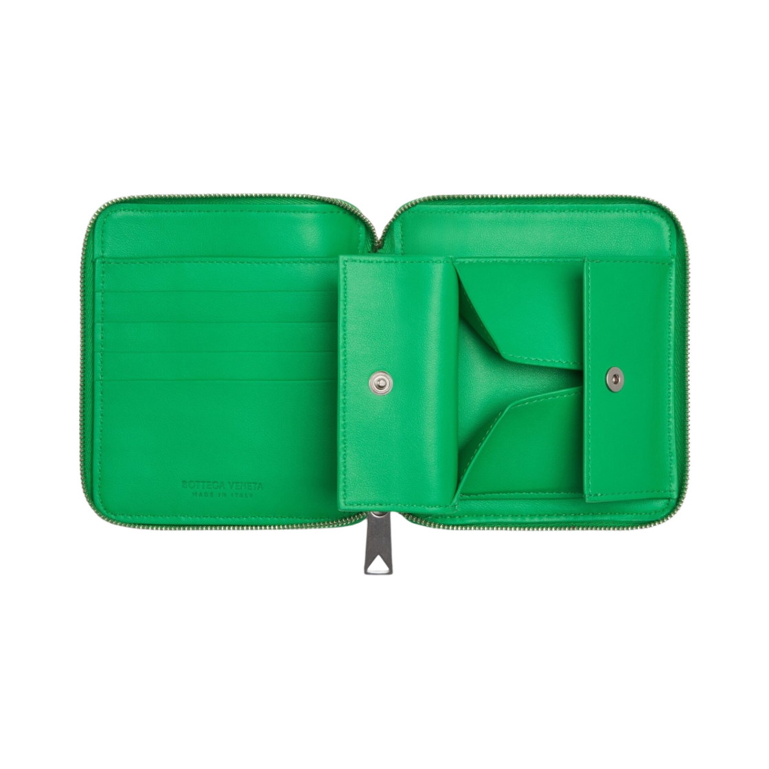 보테가 베네타 컴팩트 집 어라운드 지갑 패러킷(Bottega Veneta Compact Zip Around Wallet Parakeet) - 2