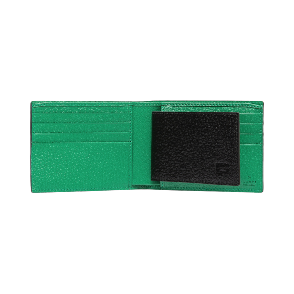 구찌 지갑 리무버블 카드 케이스 블랙 레더(Gucci Wallet with Removable Card Case Black Leather) - 2