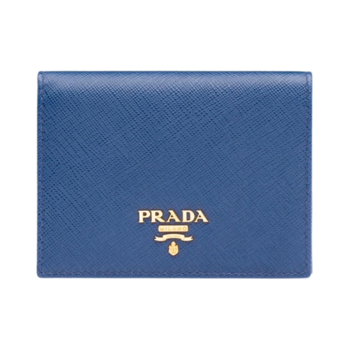 프라다 사피아노 레더 메탈 로고 반지갑 블루에뜨(Prada Small Saffiano Leather Metal Logo Wallet Bluette) - 1