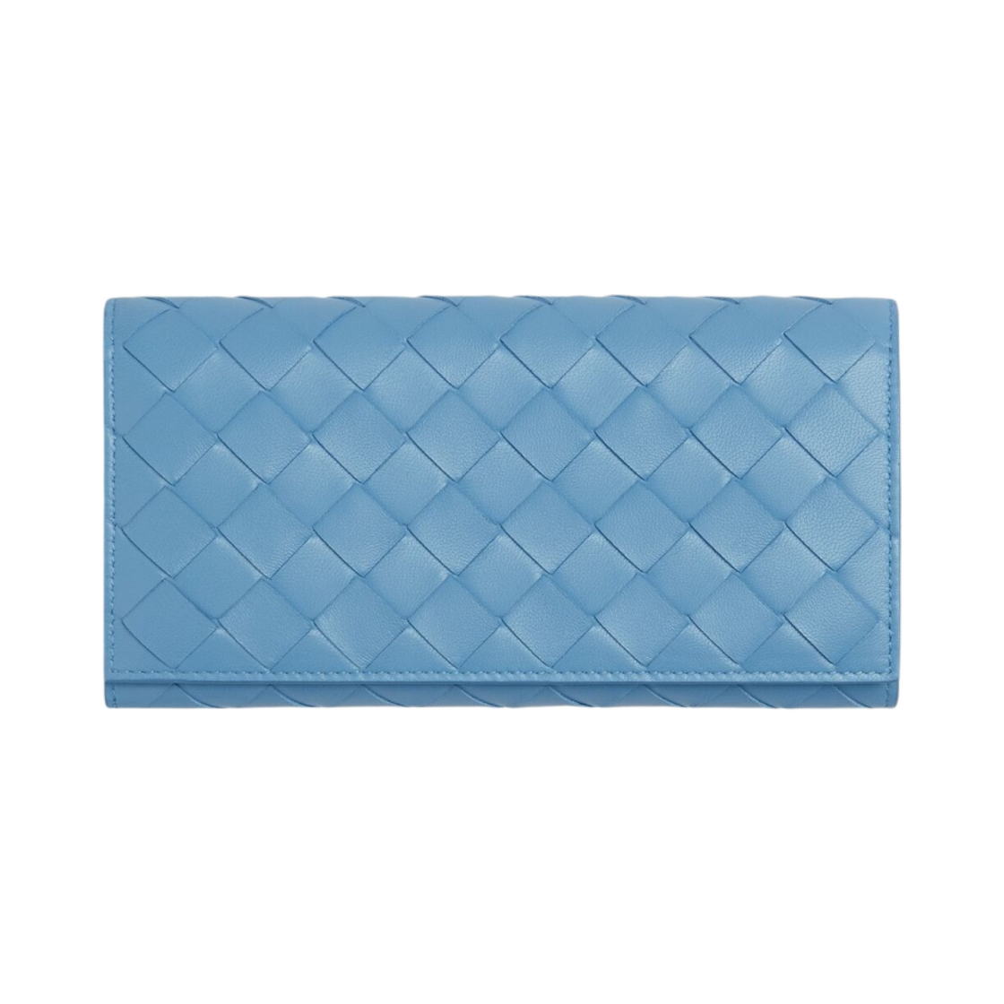 보테가 베네타 인트레치아토 라지 플랩 지갑 윈드스웹트(Bottega Veneta Intrecciato Large Flap Wallet Windswept) - 1