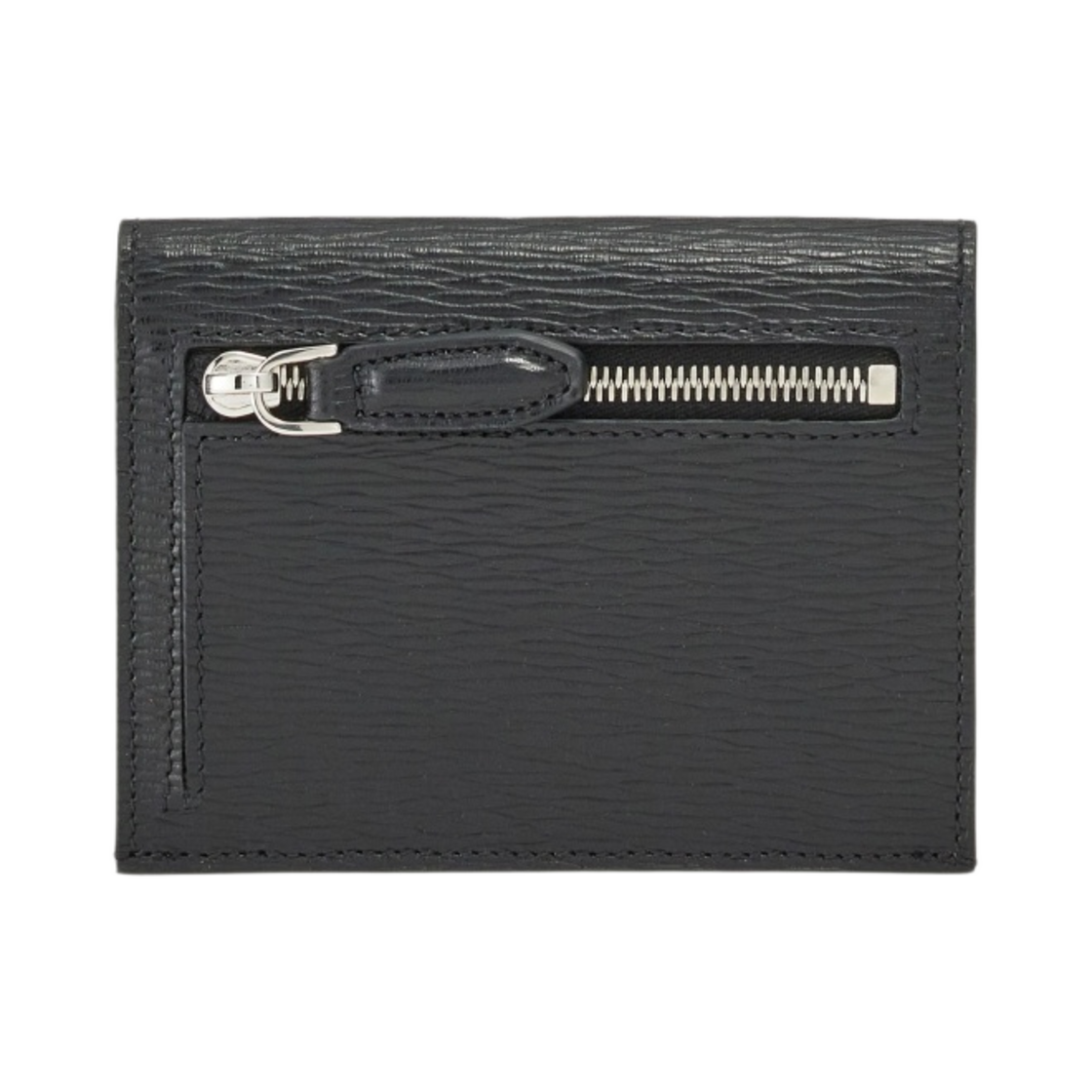 페라가모 간치니 카드 홀더 블랙 페라가모 레드(Ferragamo Gancini Credit Card Holder Black Ferragamo Red) - 3
